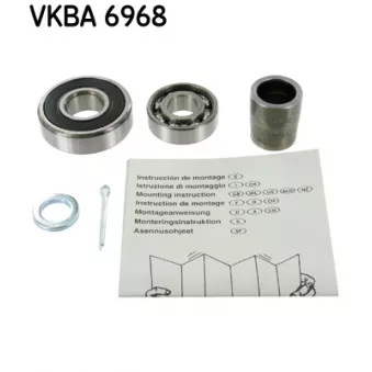 Roulement de roue arrière SKF VKBA 6968