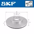 SKF VKBD 80334 V2 - Jeu de 2 disques de frein avant