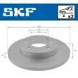 SKF VKBD 80343 S2 - Jeu de 2 disques de frein avant