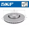 SKF VKBD 80492 V1 - Jeu de 2 disques de frein avant