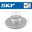 SKF VKBD 80504 V1 - Jeu de 2 disques de frein avant