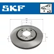 SKF VKBD 80544 V2 - Jeu de 2 disques de frein avant