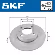 SKF VKBD 80578 S2 - Jeu de 2 disques de frein avant