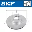 SKF VKBD 80636 V2 - Jeu de 2 disques de frein avant