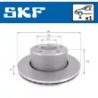 SKF VKBD 80646 V1 - Jeu de 2 disques de frein avant