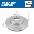 SKF VKBD 80689 V2 - Jeu de 2 disques de frein avant