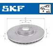 SKF VKBD 80823 V1 - Jeu de 2 disques de frein avant