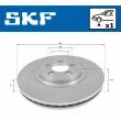 SKF VKBD 81105 V1 - Jeu de 2 disques de frein avant
