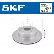 SKF VKBD 90355 V2 - Jeu de 2 disques de frein arrière
