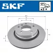 SKF VKBD 90447 V2 - Jeu de 2 disques de frein arrière