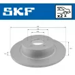 SKF VKBD 90523 S2 - Jeu de 2 disques de frein arrière