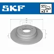 SKF VKBD 90573 S2 - Jeu de 2 disques de frein arrière