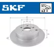 SKF VKBD 90730 S2 - Jeu de 2 disques de frein arrière