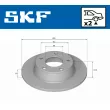 SKF VKBD 90819 S2 - Jeu de 2 disques de frein arrière