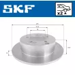 SKF VKBD 90868 S2 - Jeu de 2 disques de frein arrière