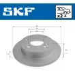 SKF VKBD 91088 S2 - Jeu de 2 disques de frein arrière