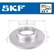 SKF VKBD 91136 S2 - Jeu de 2 disques de frein arrière