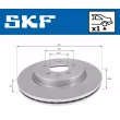 SKF VKBD 91157 V1 - Jeu de 2 disques de frein arrière