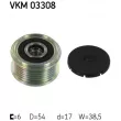 Poulie roue libre, alternateur SKF [VKM 03308]
