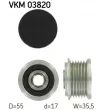 Poulie roue libre, alternateur SKF [VKM 03820]