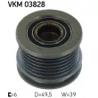 Poulie roue libre, alternateur SKF [VKM 03828]
