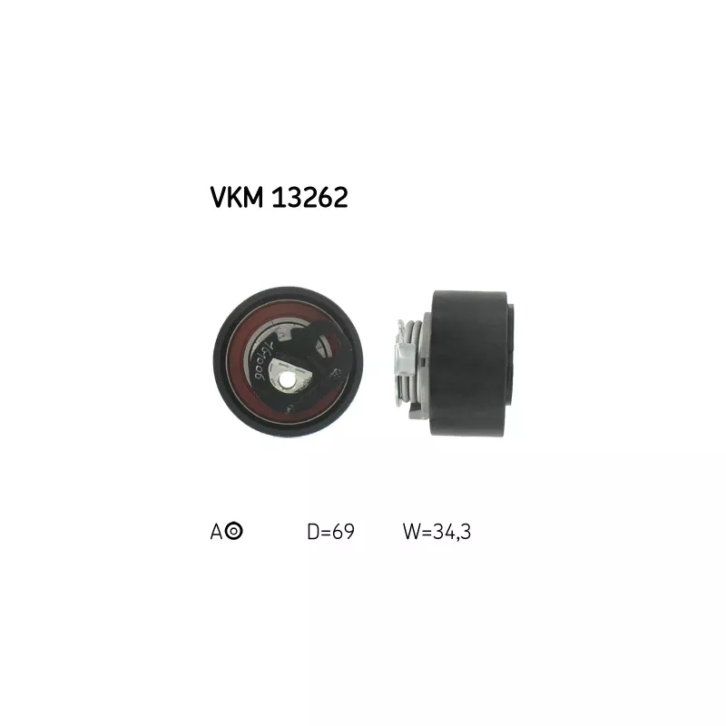 Poulie-tendeur, courroie crantée SKF VKM 13262 - Visuel 1