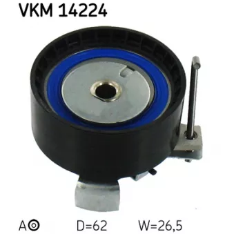 Poulie-tendeur, courroie crantée SKF VKM 14224