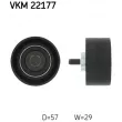 Poulie renvoi/transmission, courroie de distribution SKF [VKM 22177]
