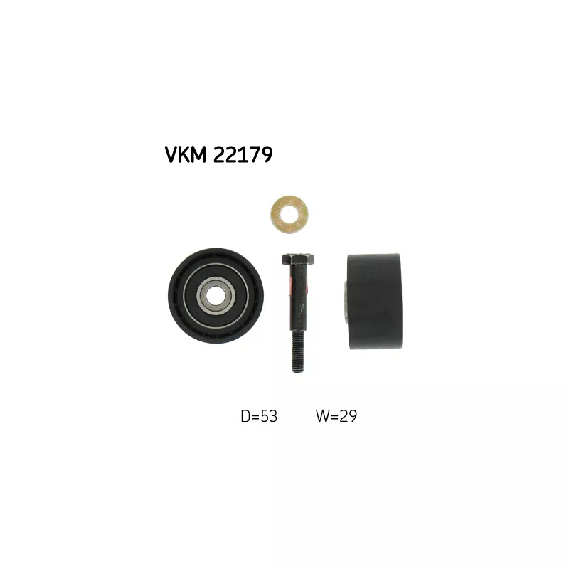 Poulie renvoi/transmission, courroie de distribution SKF VKM 22179 - Visuel 1
