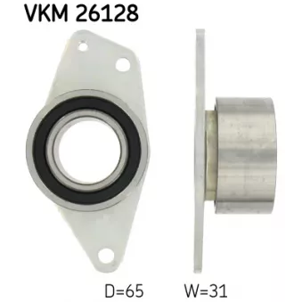 SKF VKM 26128 - Poulie renvoi/transmission, courroie de distribution