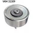 SKF VKM 31309 - Poulie renvoi/transmission, courroie trapézoïdale à nervures