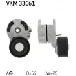 SKF VKM 33061 - Poulie-tendeur, courroie trapézoïdale à nervures