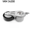 SKF VKM 34200 - Poulie-tendeur, courroie trapézoïdale à nervures