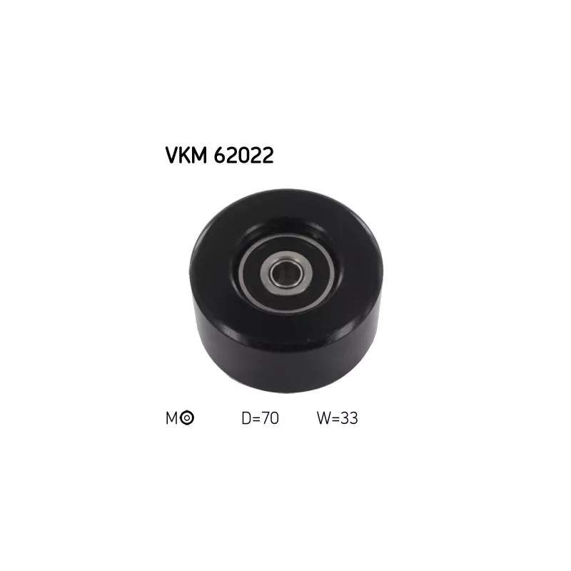 Poulie-tendeur, courroie trapézoïdale à nervures SKF VKM 62022 - Visuel 1