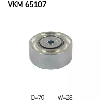 SKF VKM 65107 - Poulie renvoi/transmission, courroie trapézoïdale à nervures