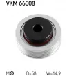 SKF VKM 66008 - Poulie-tendeur, courroie trapézoïdale à nervures