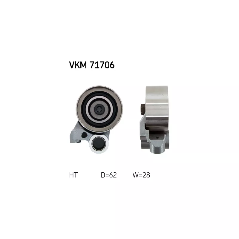 Poulie-tendeur, courroie crantée SKF VKM 71706 - Visuel 1