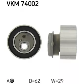 Poulie-tendeur, courroie crantée SKF OEM FS0512700A