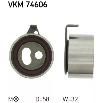 Poulie-tendeur, courroie crantée SKF OEM WL0112700