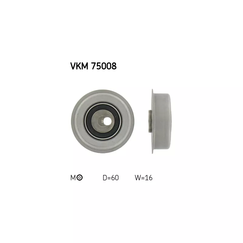 Poulie-tendeur, courroie crantée SKF VKM 75008 - Visuel 1