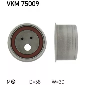 SKF VKM 75009 - Poulie-tendeur, courroie crantée