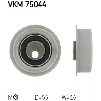 Poulie-tendeur, courroie crantée SKF VKM 75044