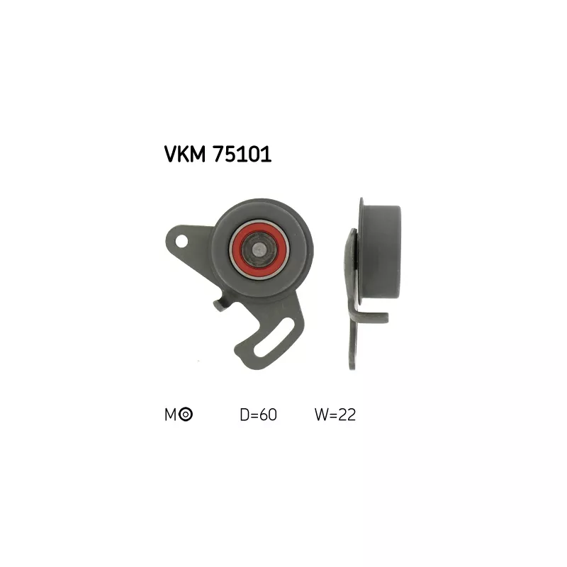 Poulie-tendeur, courroie crantée SKF VKM 75101 - Visuel 1