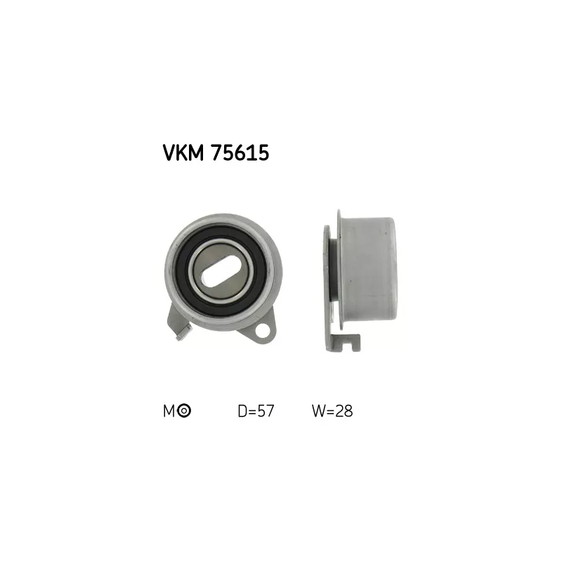 Poulie-tendeur, courroie crantée SKF VKM 75615 - Visuel 1