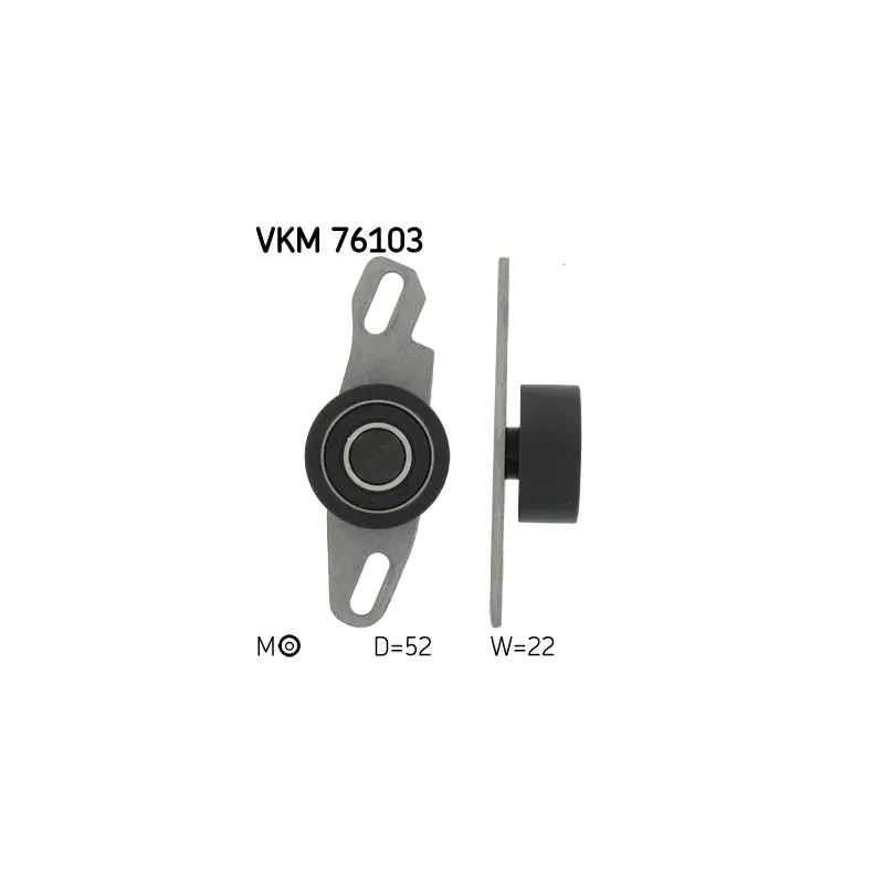 Poulie-tendeur, courroie crantée SKF VKM 76103 - Visuel 1