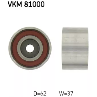 SKF VKM 81000 - Poulie renvoi/transmission, courroie de distribution