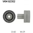 Poulie renvoi/transmission, courroie de distribution SKF [VKM 82302]