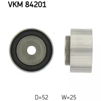 Poulie renvoi/transmission, courroie de distribution SKF OEM mb66012730c