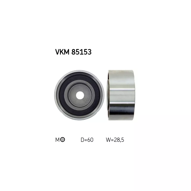 Poulie renvoi/transmission, courroie de distribution SKF VKM 85153 - Visuel 1