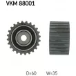 Poulie renvoi/transmission, courroie de distribution SKF [VKM 88001]
